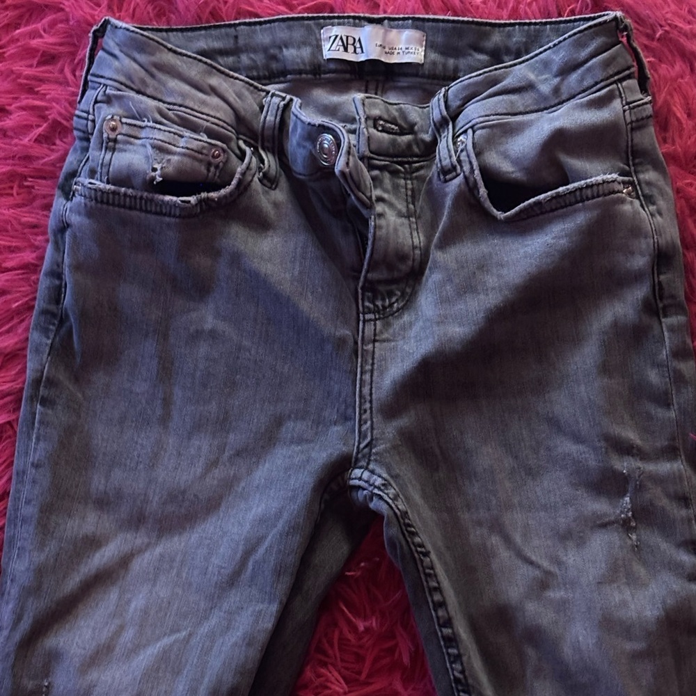 Zara Women's Gray Skinny Jeans